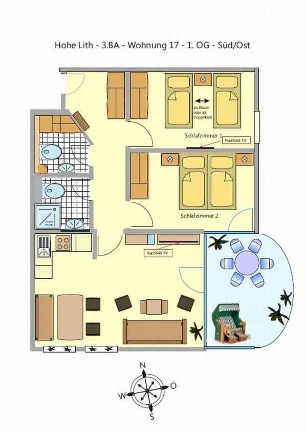 Hp Touristik - Residenz Hohe Lith Neu 3 1 2 Apartment *